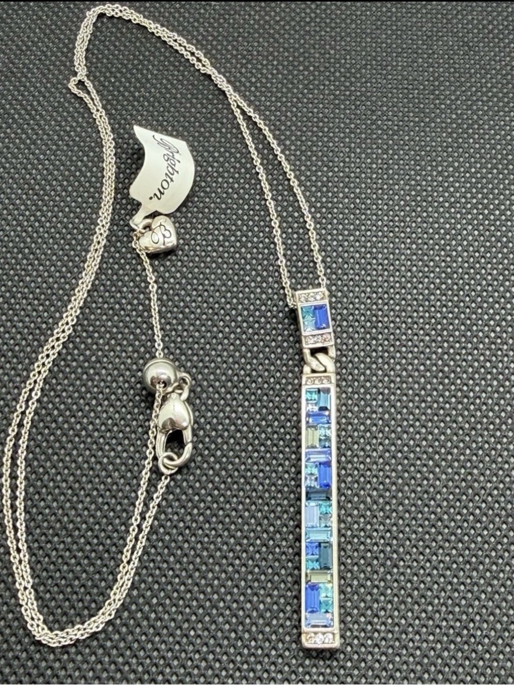 🦋💎 NWT BRIGHTON Blue Swarovski Crystal Necklace MINT CONDITION!
